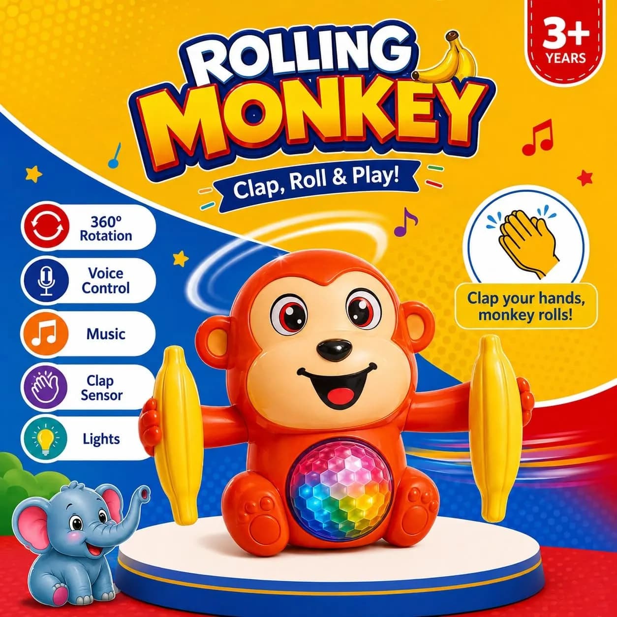 rolling monkey