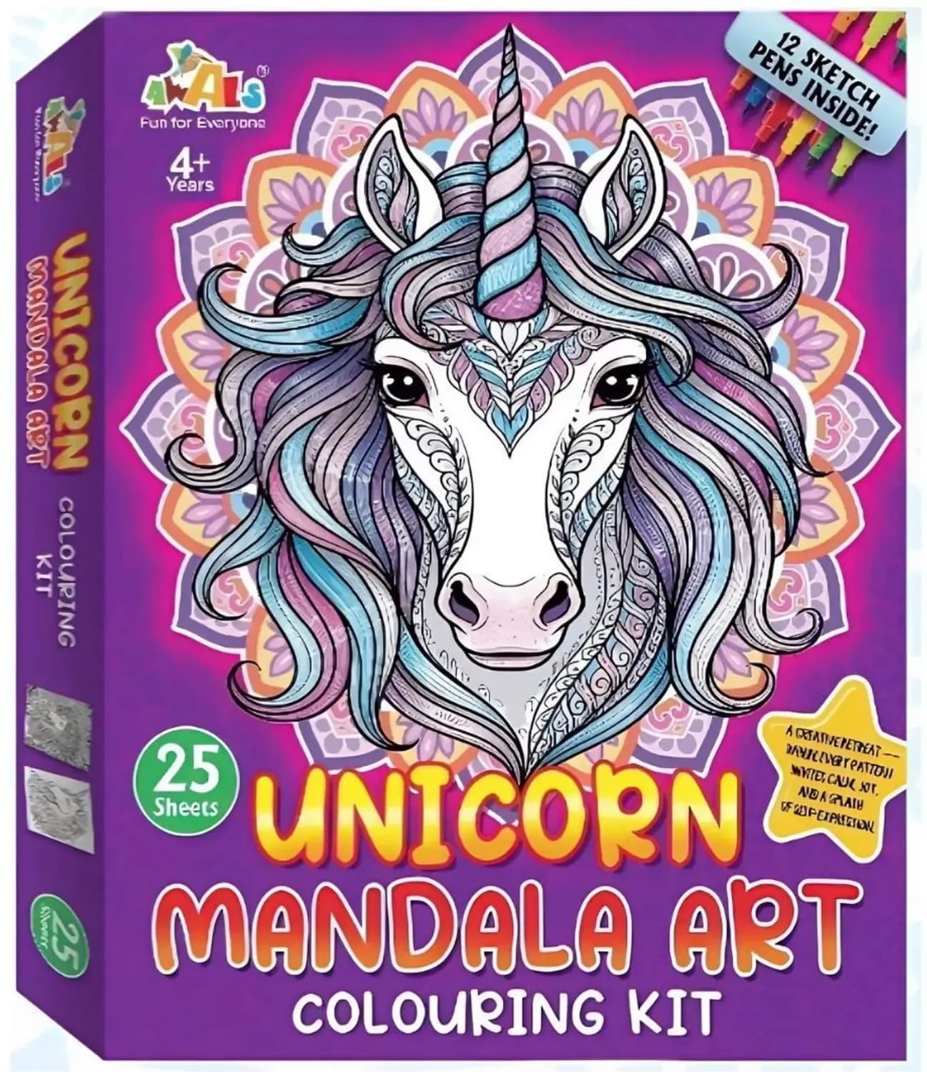 Unicorn Mandala Art (Variant1)