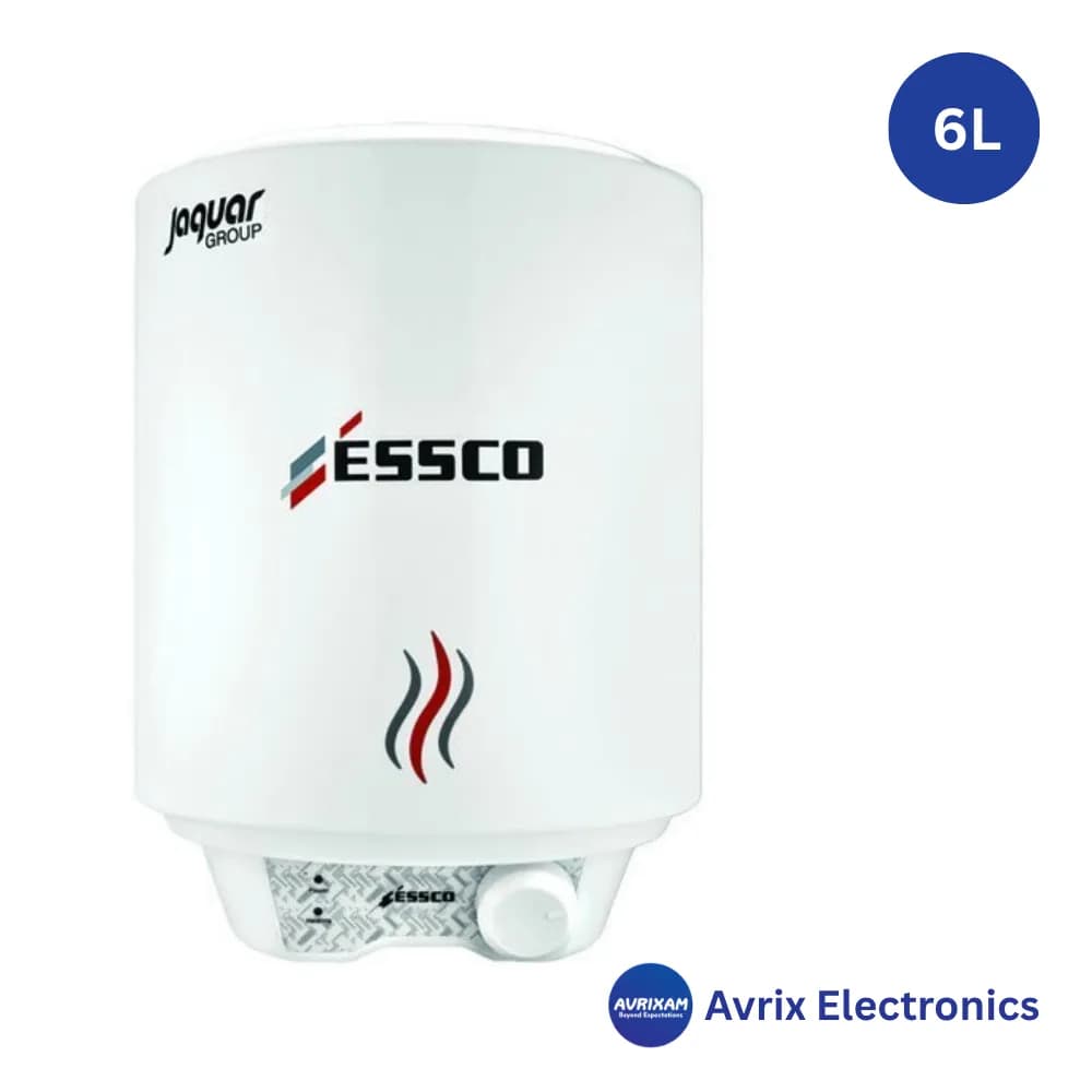 jaquar essco 6l vertical water geyser meta manual vertical white 2 year product element warranty 5 year tank avrix electronics